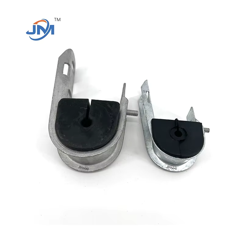 J Hook Suspension Clamp with Neoprene Insert for ADSS cables