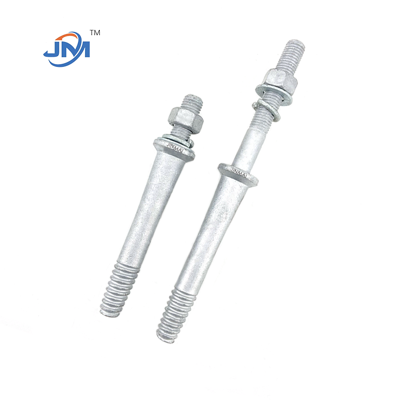 Galvanized cross-arm pin insulator spindle manufacturer supply