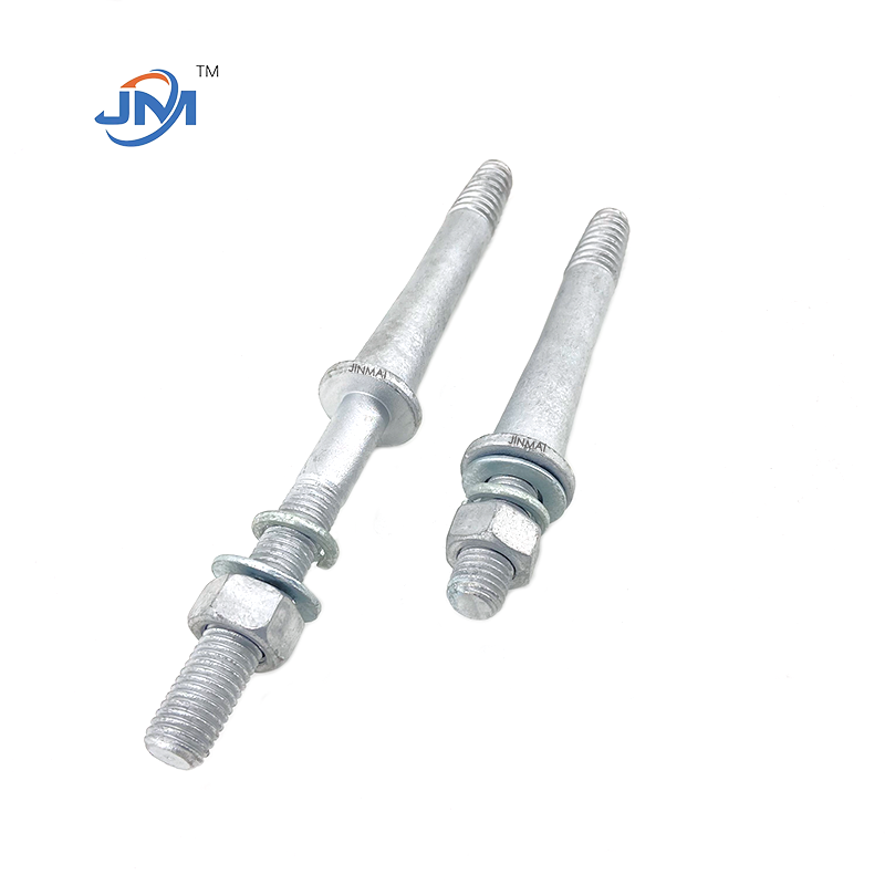 Galvanized cross-arm pin insulator spindle manufacturer supply