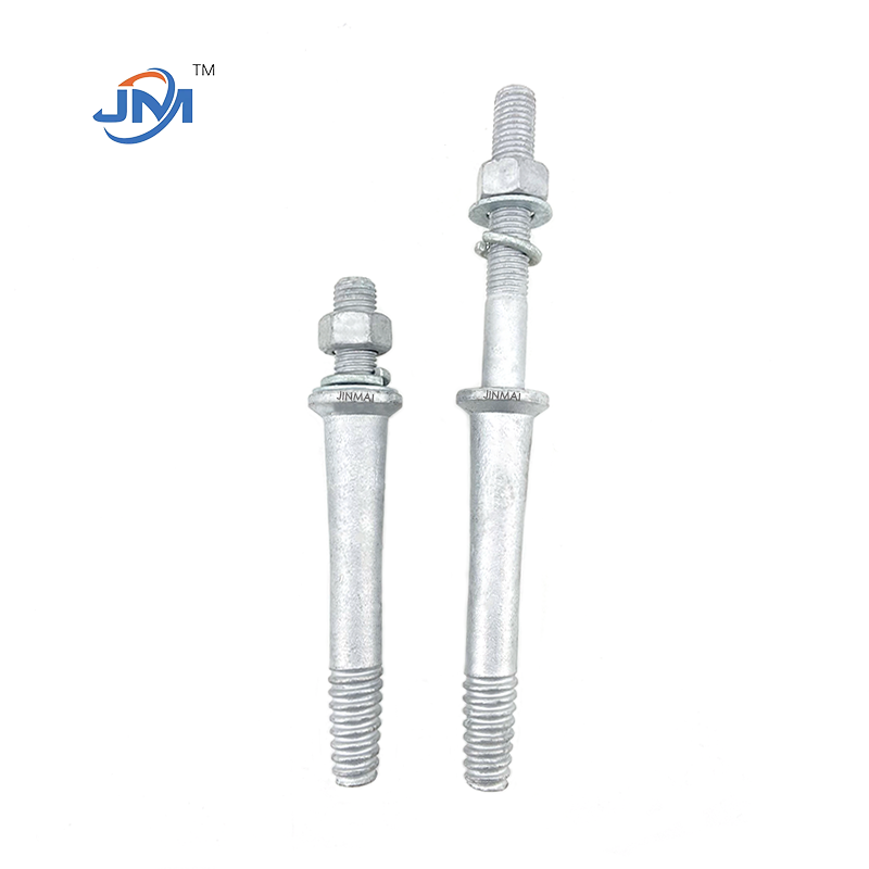 Galvanized cross-arm pin insulator spindle manufacturer supply