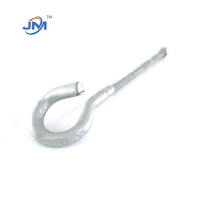 Galvanized pigtail eye hook bolt manufacturer supply